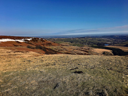 A view of the Yorkshire moors near Holmfirth