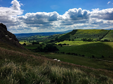 A view of the Shropshire Countryside near Caer Caradoc