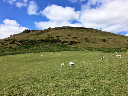A view of the Shropshire Countryside near Caer Caradocの写真素材