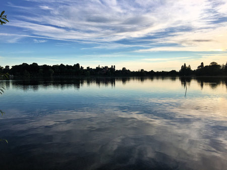 A view of the Lake at Ellesemere in Shropshire