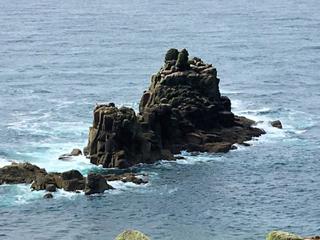 A view of the Cornish Coastline off Lands End
