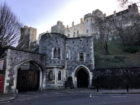 A view of Windsor Castle in London