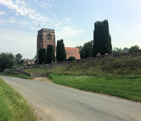 A view of Tilston Church in Cheshire