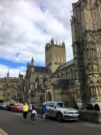 A view of Wells Cathedral in Somerset