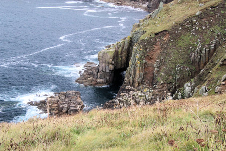 A view of the Cornish Coast near Lands End