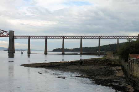 A view of the Forth Rail Bridge in Scotland