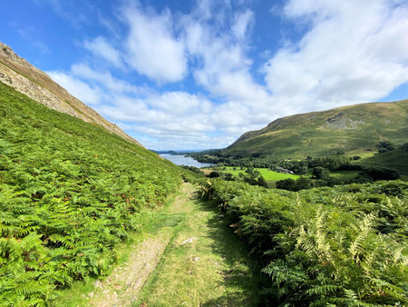 A view of the Lake District near Lake Ullswater