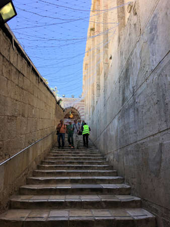 Hebron in Palestine in May 2019. A view of the Tomb of Jacobのeditorial素材