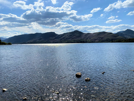 A view of Derwent Water in the Lake District