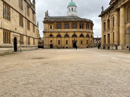 Oxford in the UK in March 2022. A view of Oxford Universityのeditorial素材