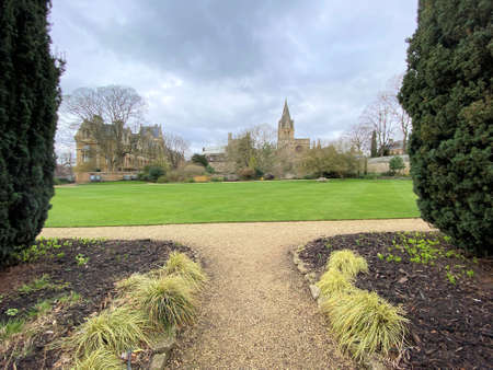 Oxford in the UK in March 2022. A view of Oxford Universityのeditorial素材