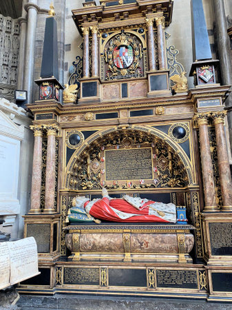 London in the UK in June 2022. A view of Westminster Abbey in Londonのeditorial素材