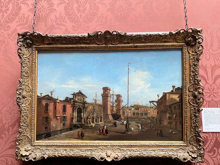A painting in the National Gallery in London