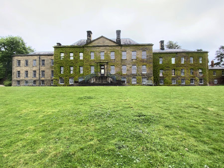 A view of the grounds and House of Erdigg in North Walesのeditorial素材