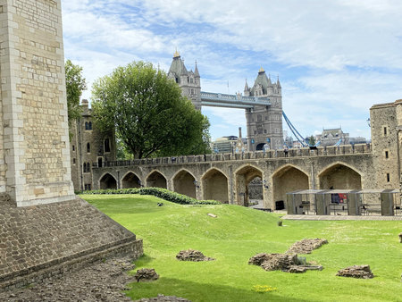 Tower of London is one of the most famous landmarks in London.