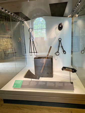 The interior of the Tower of Londonのeditorial素材