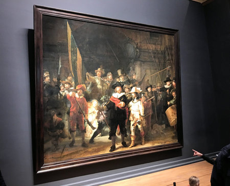 A Painting in the Riksmuseum in Amsterdam