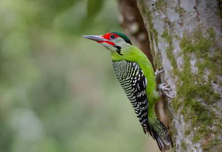 Green-headed Woodpecker (Picus benghalensis)の素材