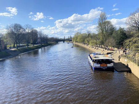 The River Ouse at Yorkの写真素材