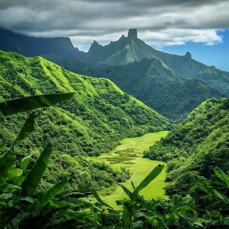 A view of tahitiの素材