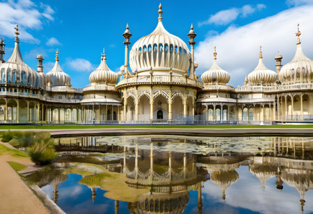 A view of the magnificent Sheikh Zayed Grand Mosque in Abu Dhabi, United Arab Emiratesの素材