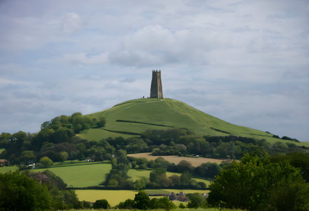 Devon's Tower, Warwickshire, England, UKの素材