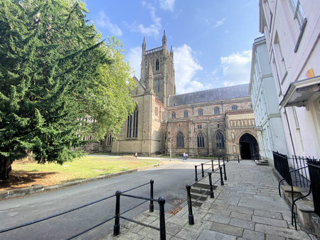 A view of Worcester Cathedral