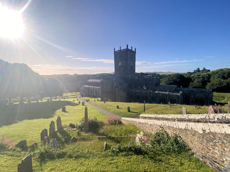 A view of St David's Cathedral in Wales