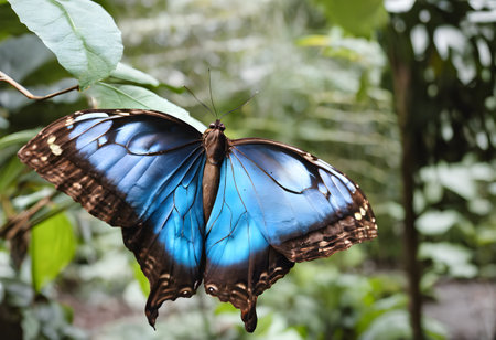 A Butterfly on a flower in the summerの素材