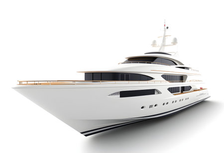 Luxury yachts in the mediterranean sea, Spainの素材