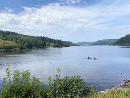 A view of the North Wales Countryside near Lake Vyrnwy