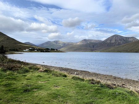 A view of the Scottish Countryside on the Isle of Skye