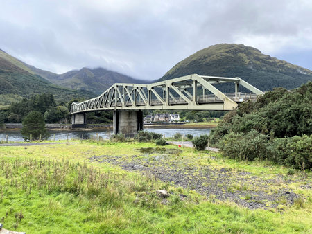 View of Glencoe in Scotland in the Scottish Highlands, UK.の写真素材
