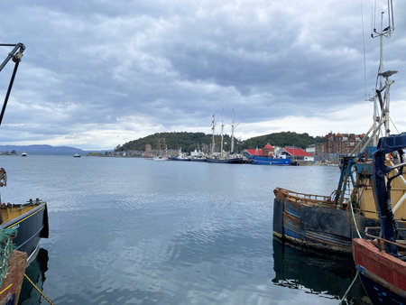 A view of the coast at Oban