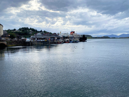 A view of the coast at Oban