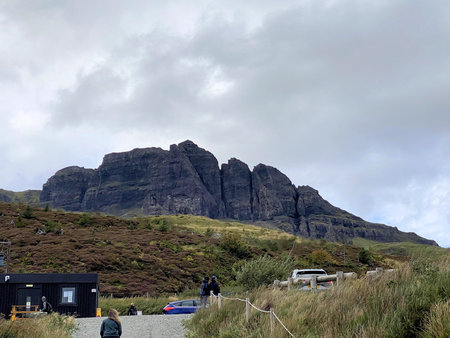A view of the Scottish Highlands on the Isle of Skye.