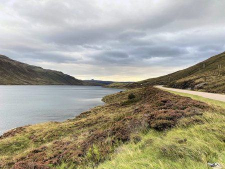 A view of the Scottish Highlands on the Isle of Skye.