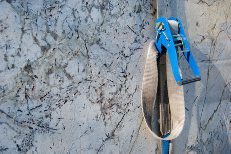 Marble slabs stored in the quarry in Carrara - Italyの写真素材