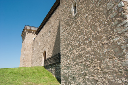 Fortress of the thirteenth century AD wanted by Popeのeditorial素材