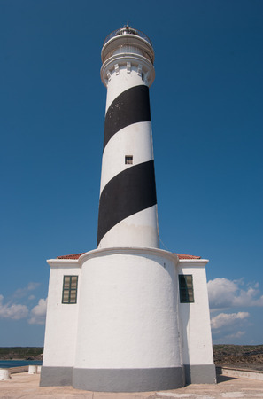 Lighthouse at the east of the island in the middle of a natural reserveの写真素材