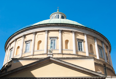 San Carlo christian church of the neoclassical period in Vittorio Emanuele streetの写真素材