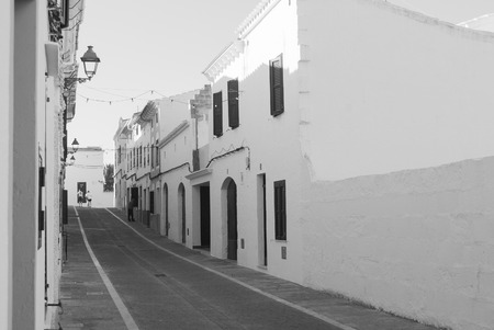 One of the secondary street of a town of one of the spanish islandの写真素材
