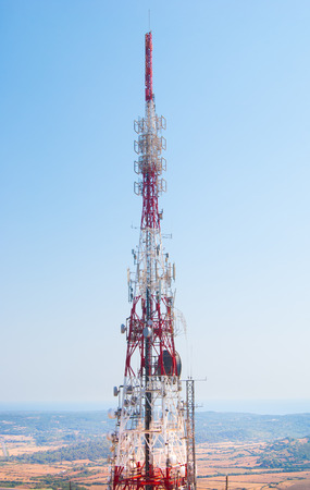 High Repeaters with the blue and clear skyの写真素材