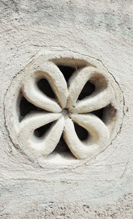 Particular of a decoration of a house of Materaの写真素材