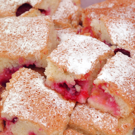 Cherry cakeの写真素材