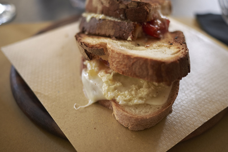 Vegetarian sandwichの写真素材