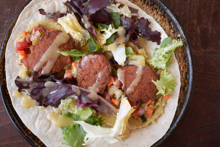 Falafel plateの写真素材