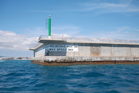 Ibiza, Balearic Islands, Spain - August 31, 2015: Eivissa harbor