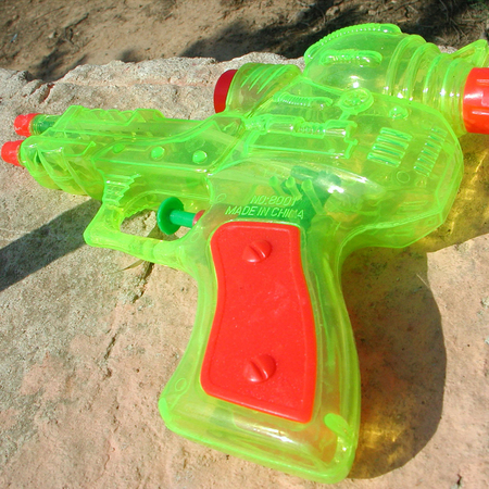 Plastic Water gunの写真素材