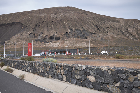 Lanzarote, Spain - August 20, 2015 : Lanzarote landscapeのeditorial素材